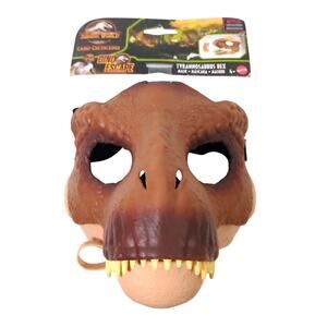 Jurassic World Tyrannosaurus Rex Mask Movable Jaw Dinosaur Camp Cretaceous New